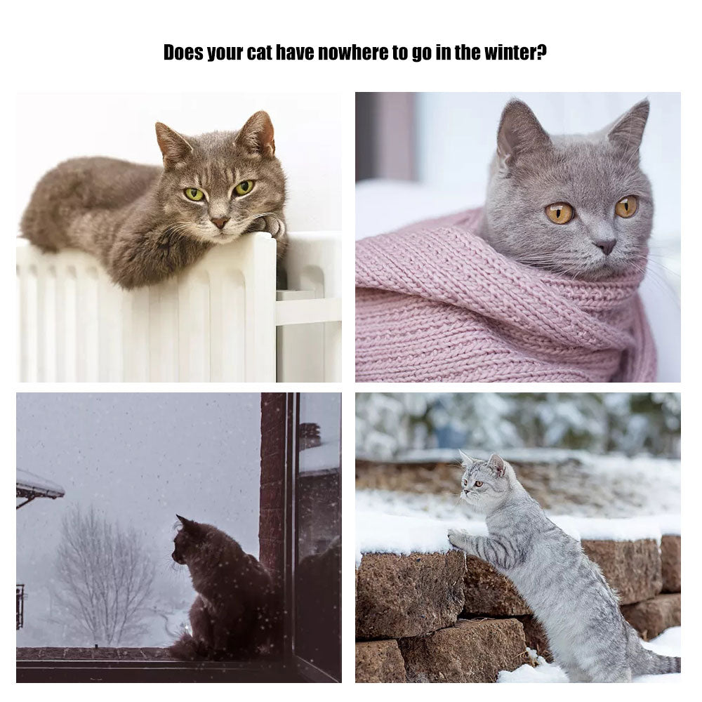 Cat Pet Animal Hanging Luxury Radiator Bed Warm Fleece Basket Cradle Hammock Metal Iron Frame Cat Radiator Bed